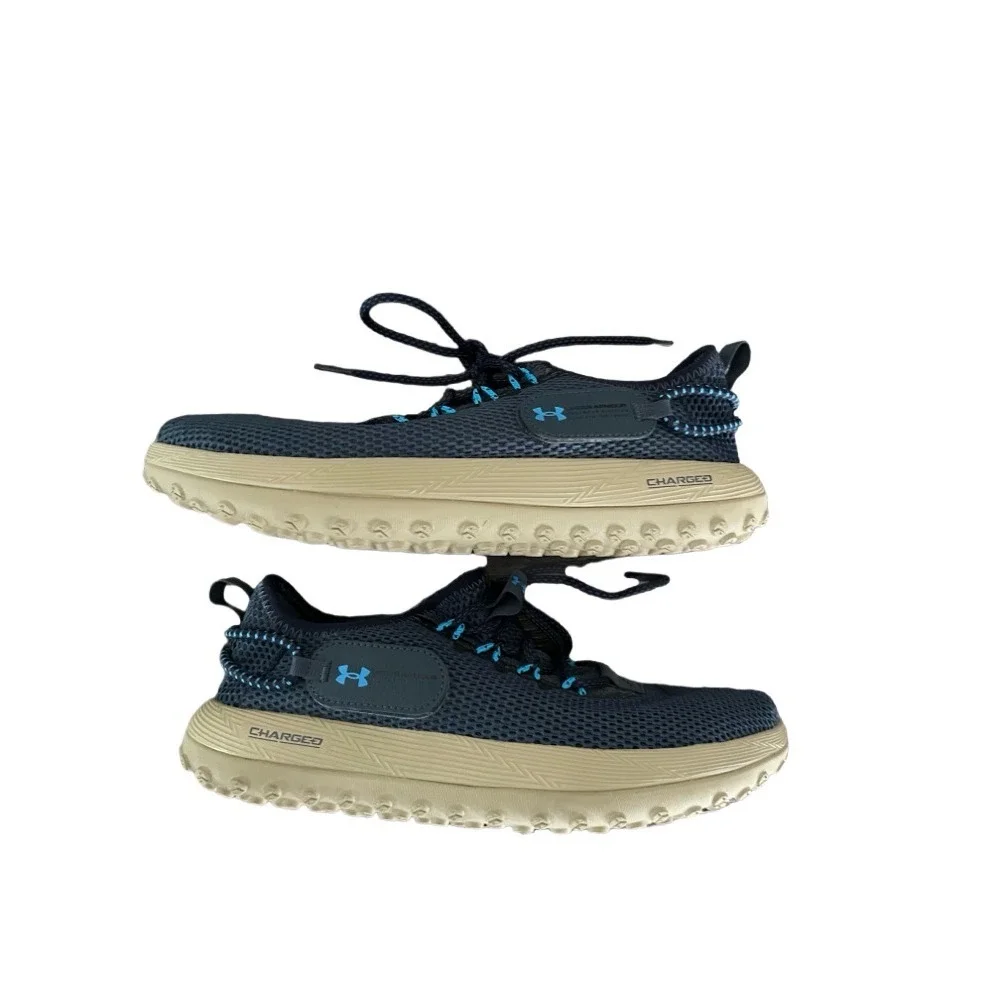 Under‎ Armour Navy Blue Fat Tire Venture Shoes Men's 8 Women's 9.5 Gorpcore